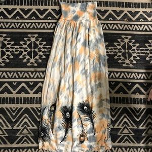 Tie dye maxi
